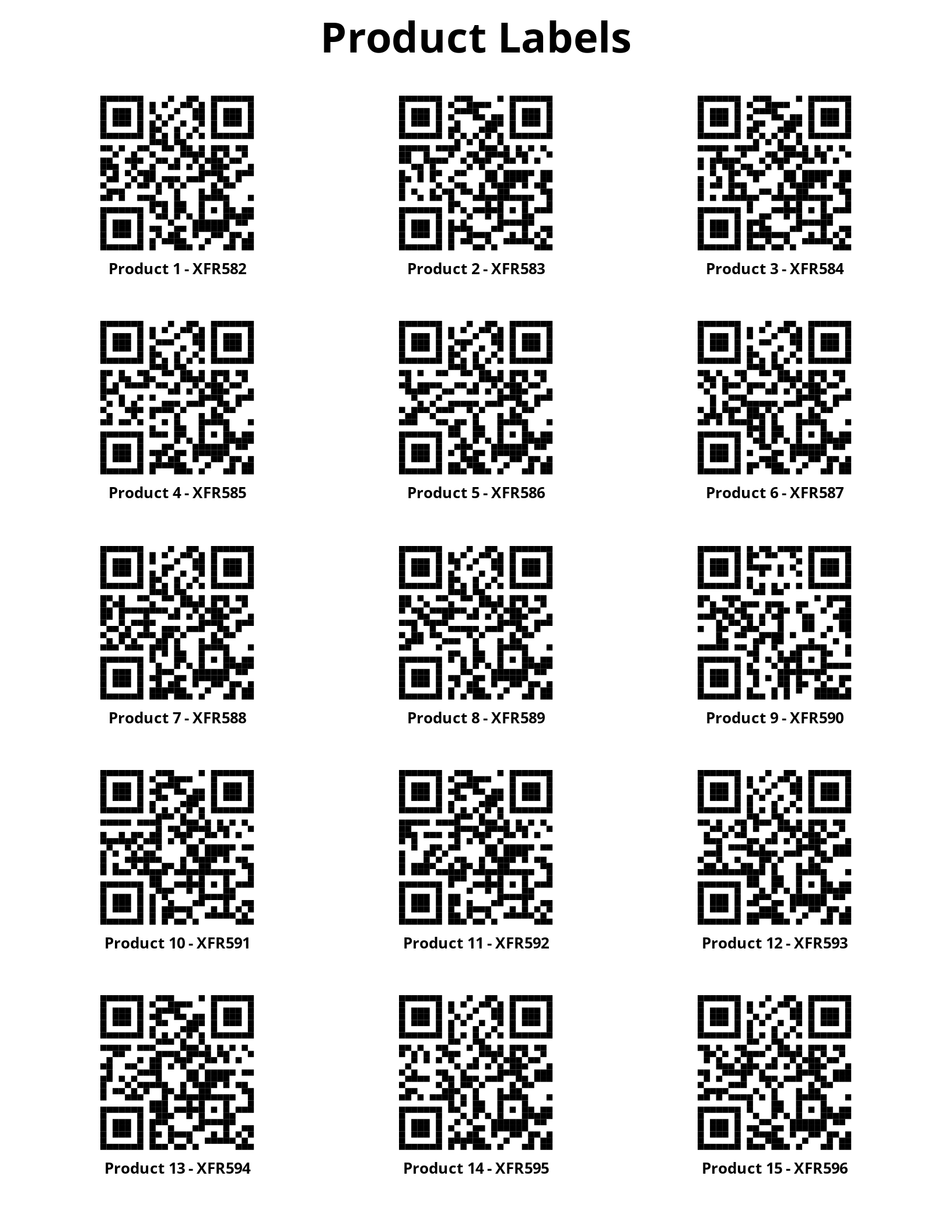 QR Codes