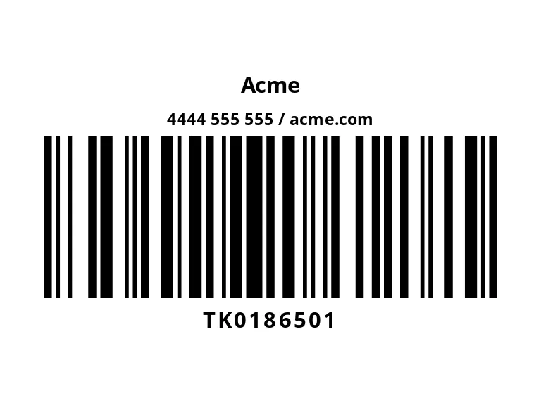 Barcode Label