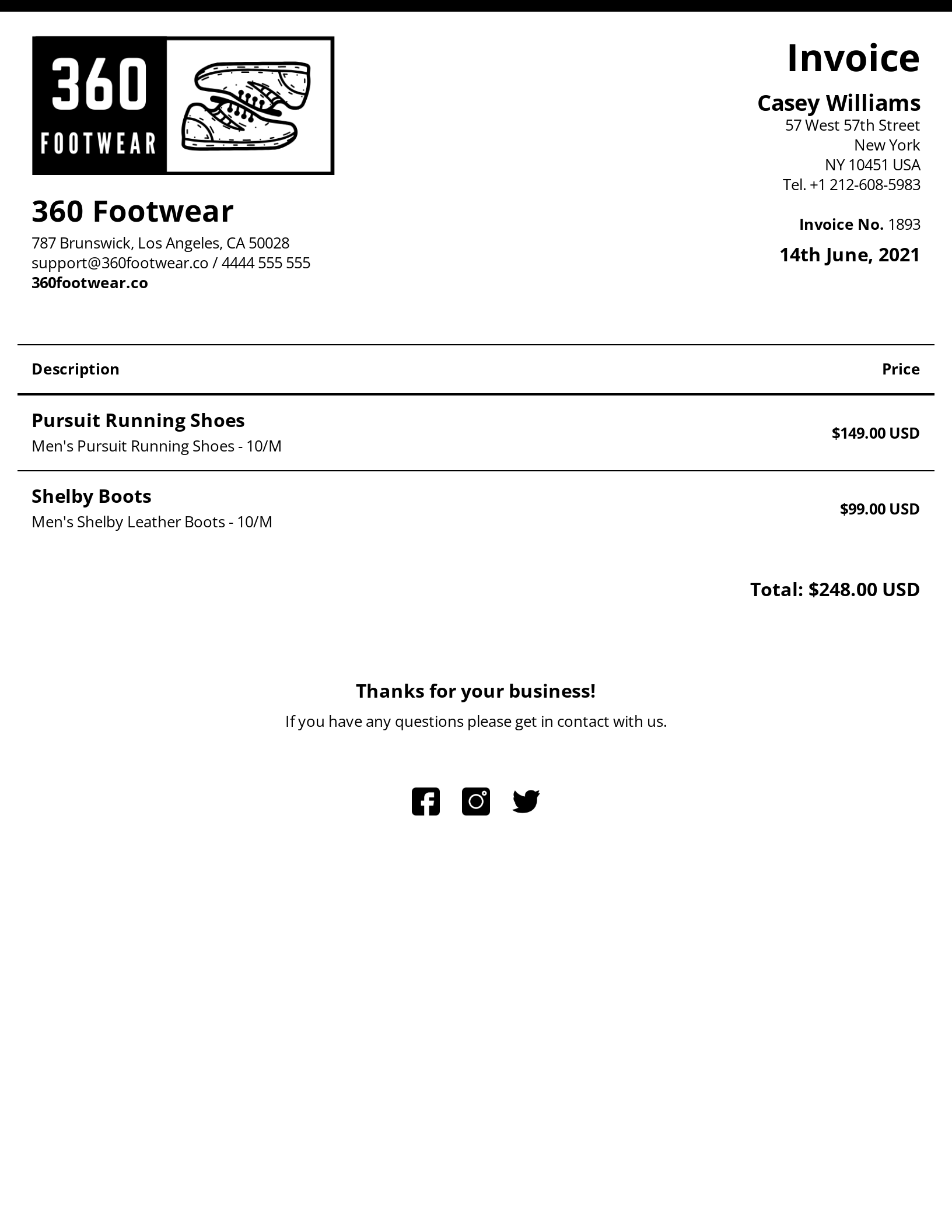 Invoice (minimal)