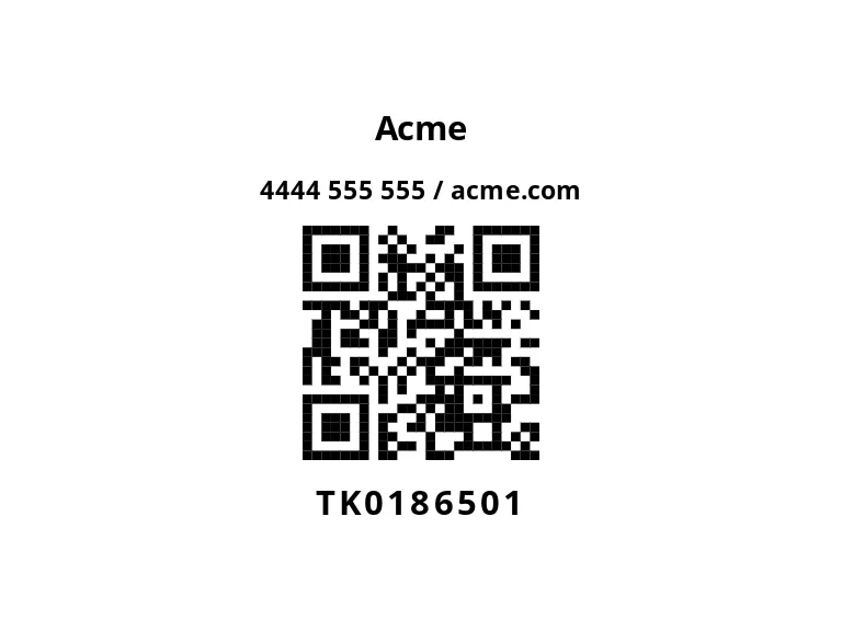 QR Label