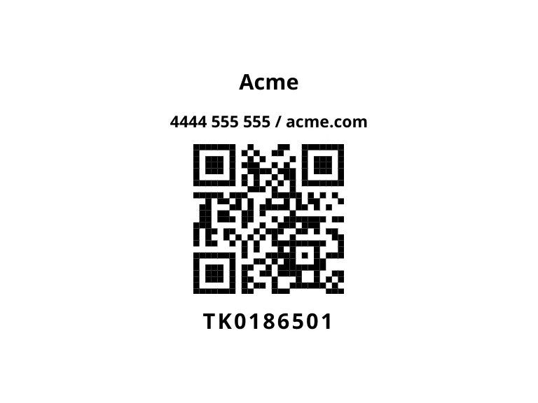 QR Label
